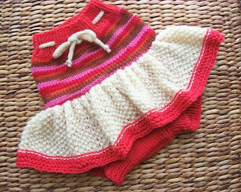 Couche-culotte en laine jupe bébé couche-culotte en laine Trempette couche-culotte en laine Wrap laine Nappy couverture taille moyenne prêt à expédier