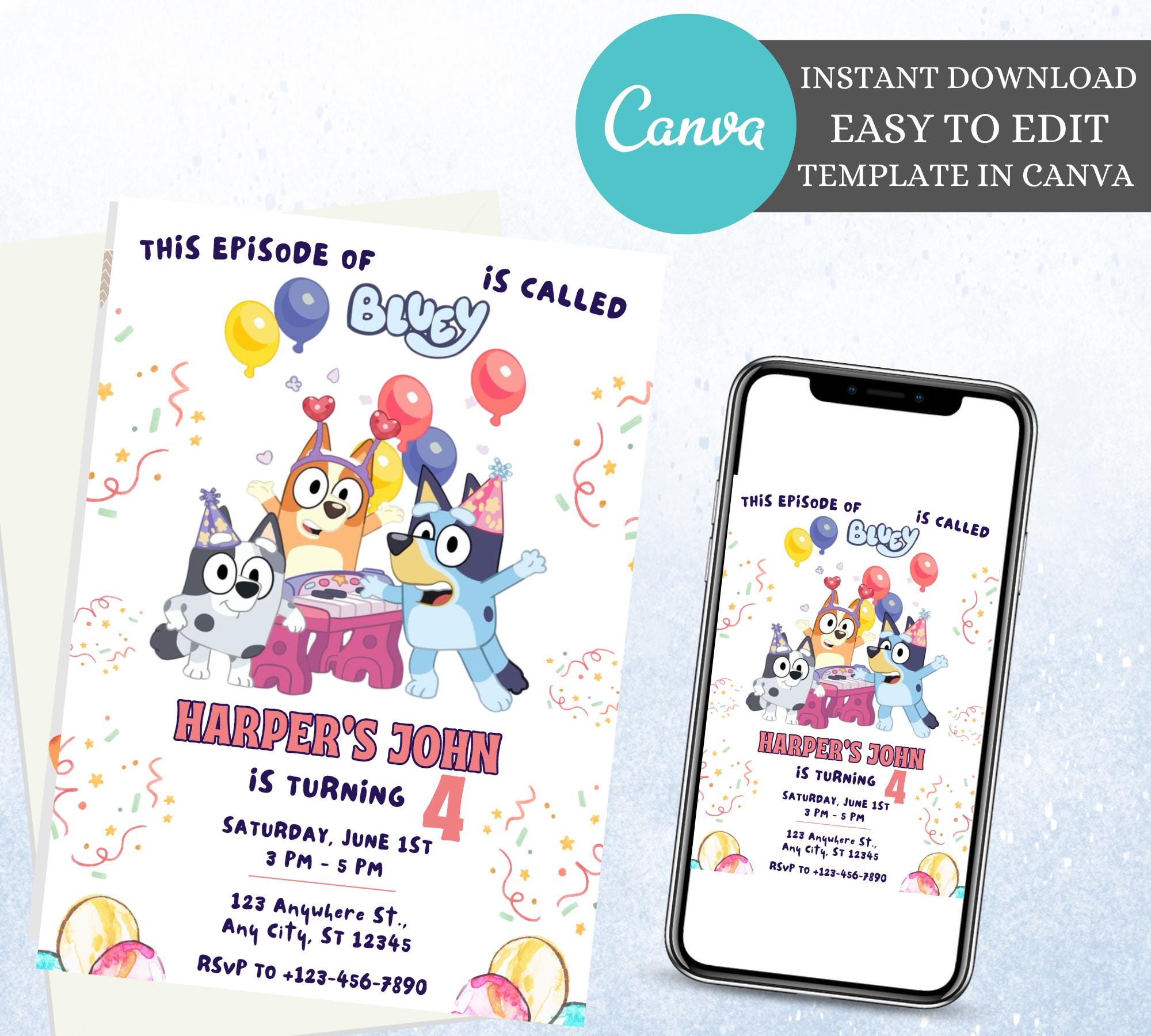Celebrate in Style with Bluey