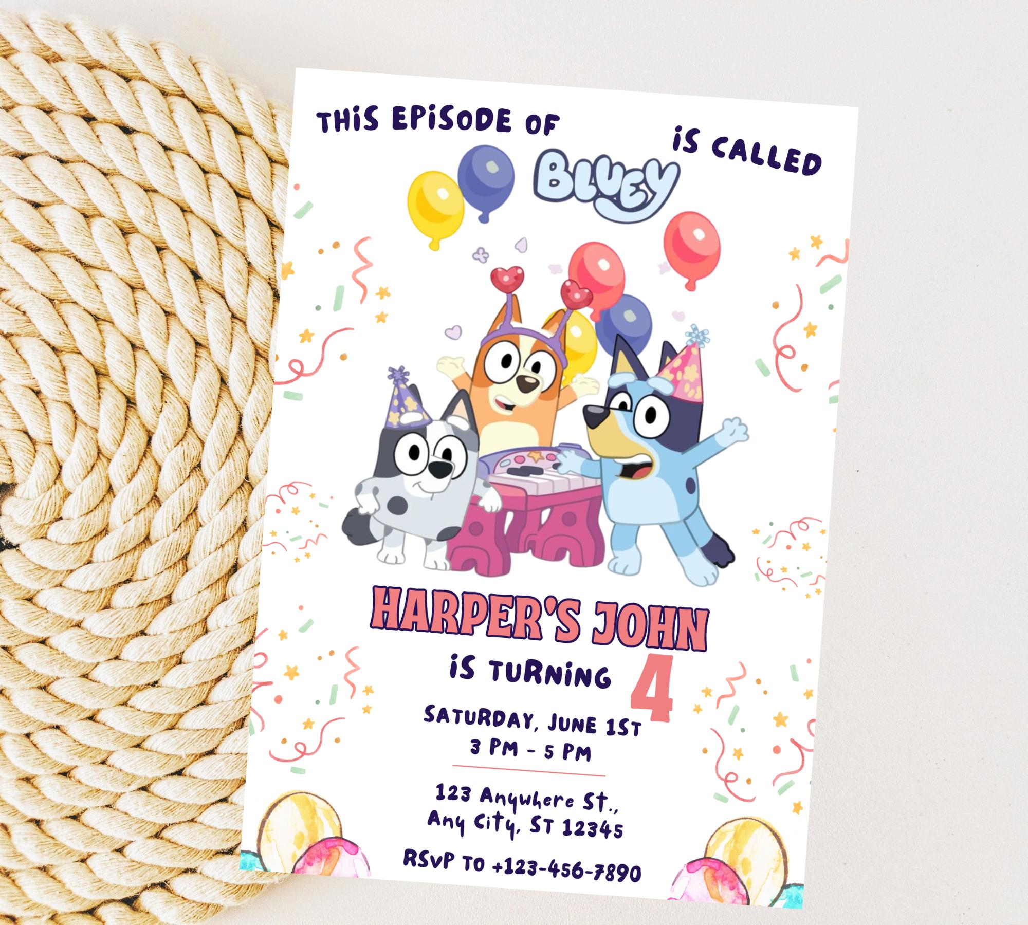 Celebrate in Style with Bluey