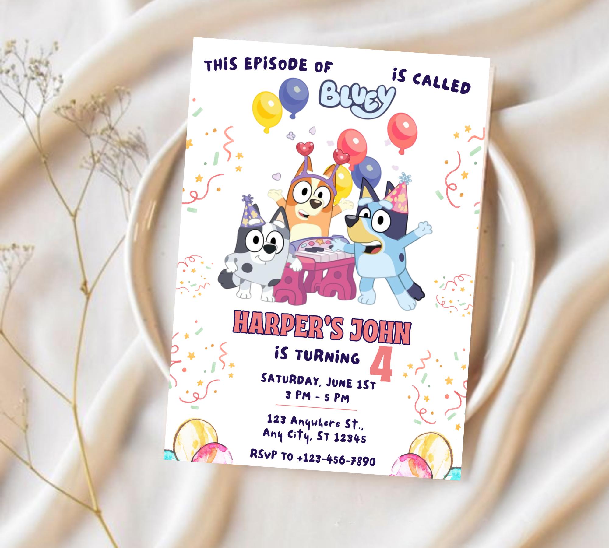 Celebrate in Style with Bluey