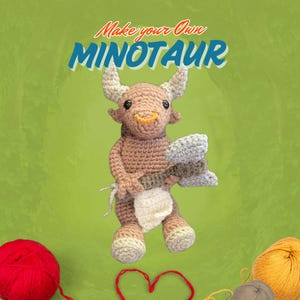 Crochet Guide Minotaur Pattern | Make your own mythical beast | Crochet Pattern