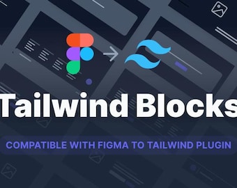 Tailwind CNC-Blöcke: 70+ Design System Abschnitte, Hell & Dunkel Mode (Figma Datei)