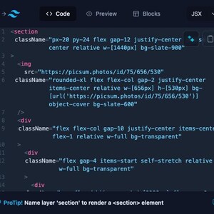 Puede incluir: C&oacute;digo para una secci&oacute;n de sitio web con un fondo gris claro. La secci&oacute;n contiene una imagen con un borde redondeado y un fondo gris claro. La imagen tiene 656 p&iacute;xeles de ancho y 530 p&iacute;xeles de alto. El c&oacute;digo tambi&eacute;n incluye un div con un fondo transparente y una disposici&oacute;n flexible.