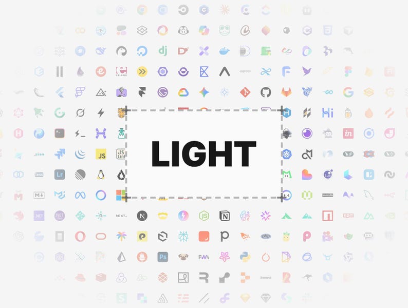 690+ Tech Stack & Design Stack Logos (Frontend, KI-Tools, Backend, Entwicklungs-Icons, Logo-Set) Bild 3