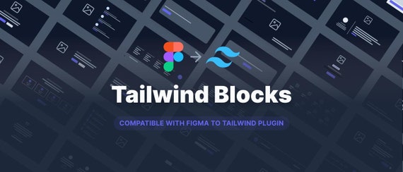Tailwind CSS Blocks: 70+ Design System Sections, Light & Dark Mode (Figma File)