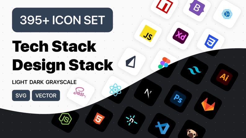 Tech Stack & Design Stack Logos - Etsy