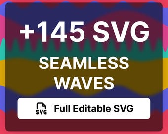 SVG-Wellenmuster: 145+ anpassbare Tileable Designs (Figma)