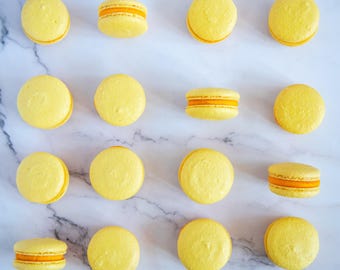 Queso Ice Cream Macarons