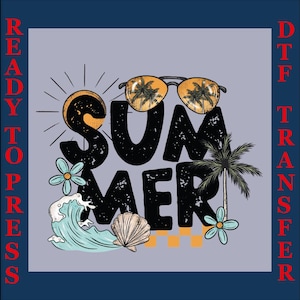 Summer Vibes Dtf, Retro Summer Dtf, Hello Summer Dtf, Trendy Summer Dtf, Beach Dtf, Beach Life Dtf, Summer Shirt Dtf
