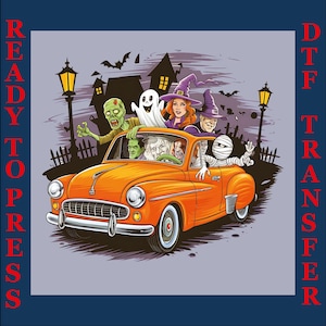 Halloween Horror Characters Dtf, Halloween Witches Dtf, Cute Halloween Design Dtf,Funny Horror Characters Dtf,Spooky Halloween Character Dtf