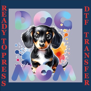 Dog Mom Dtf, Groovy Dog Lover Ready To Press, Trendy Shirt Design Dtf, Dog Mom Shirt Dtf, Heat Transfer, Dog Lovers Dtf,Dog Mom Shirt Desing