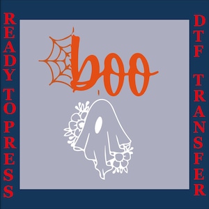 Fantasma Boo Dtf, Abóbora de Halloween Dtf, Halloween fofo Dtf, Abóbora fantasma Dtf, Aranhas de Halloween Casa mal-assombrada Dtf, Temporada assustadora Dtf
