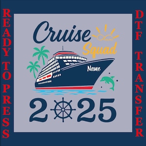 Squadra Crociera Personalizzata 2025 DTF, Design Sublimatico DTF, Vacanze Estive DTF, Crociera in Famiglia DTF, Vacanze DTF, Vacanze in Famiglia, Viaggio in Famiglia 2025