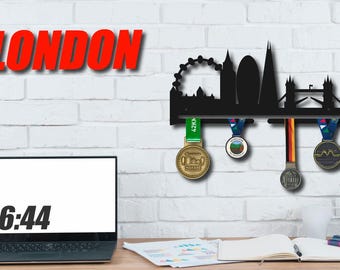 Allied Medal Hangers -World Marathon Majors (Cityscape) (24" Wide