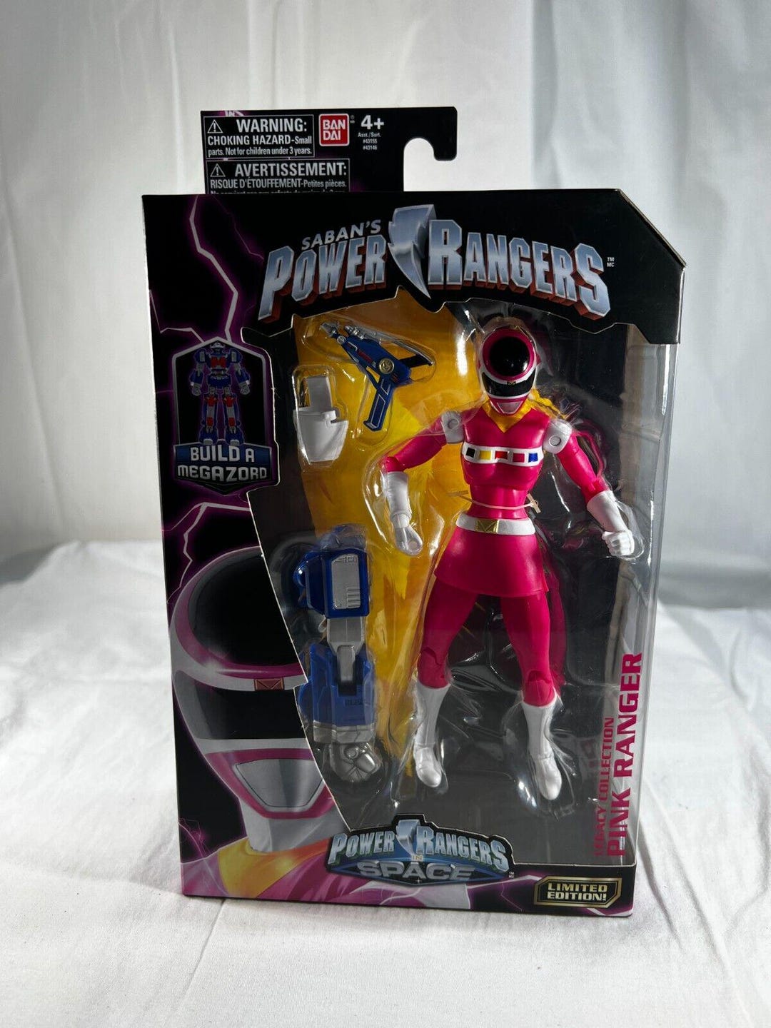 Bandai Saban's Power Rangers Pink Build A Megazord in Space Limited ...