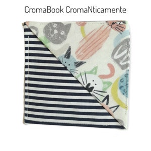 CromaBook Cromanticamente: segnalibro in cotone rinforzato con teletta adesiva variante 7