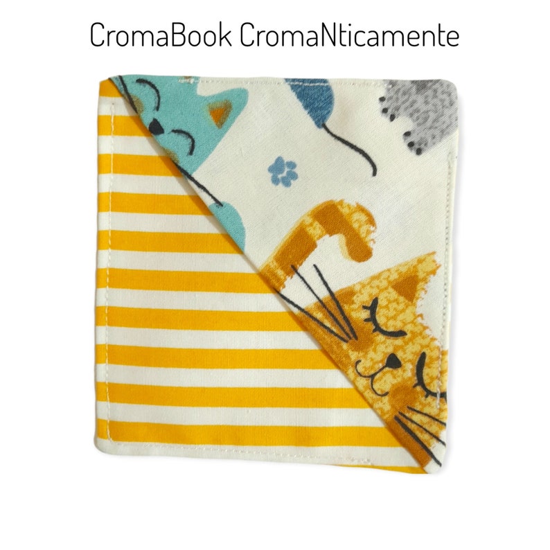 CromaBook Cromanticamente: segnalibro in cotone rinforzato con teletta adesiva soggetto 2