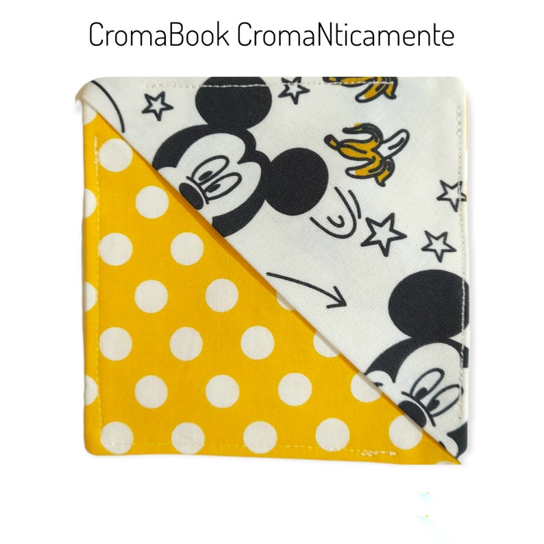 CromaBook Cromanticamente: segnalibro in cotone rinforzato con teletta adesiva image 2