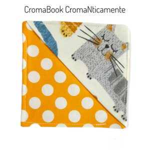 CromaBook Cromanticamente: segnalibro in cotone rinforzato con teletta adesiva soggetto 1