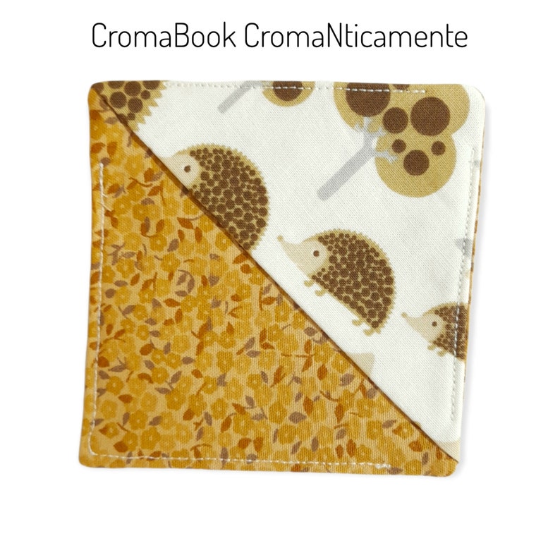 CromaBook Cromanticamente: segnalibro in cotone rinforzato con teletta adesiva soggetto 5