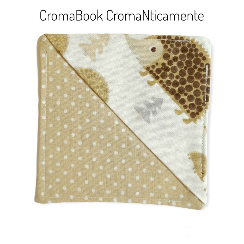 CromaBook Cromanticamente: segnalibro in cotone rinforzato con teletta adesiva soggetto 6