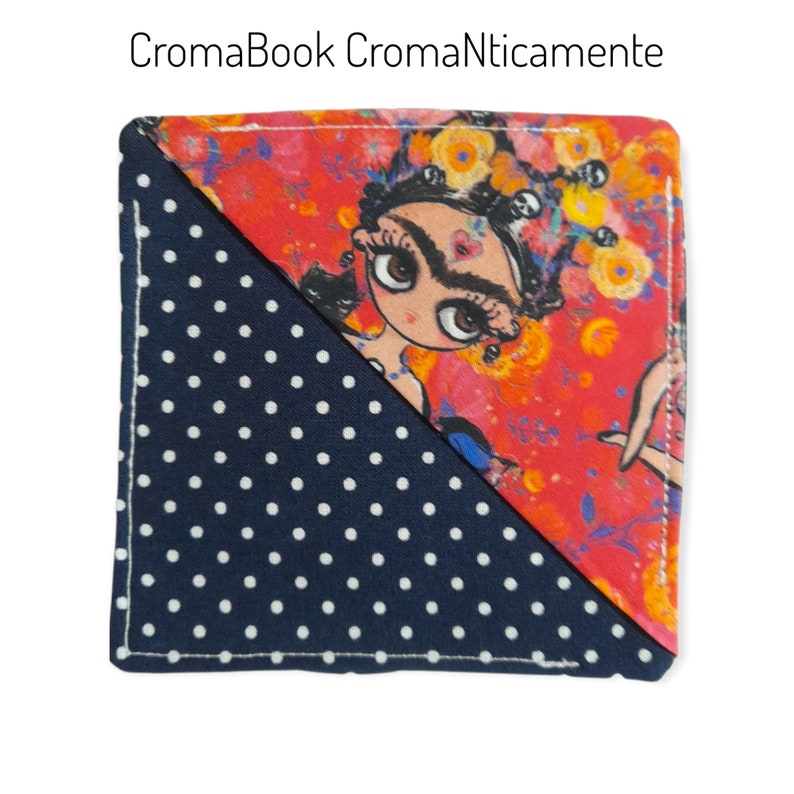 CromaBook Cromanticamente: segnalibro in cotone rinforzato con teletta adesiva image 6