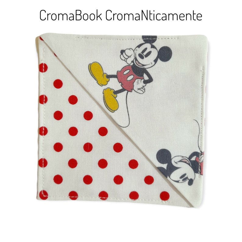 CromaBook Cromanticamente: segnalibro in cotone rinforzato con teletta adesiva image 4