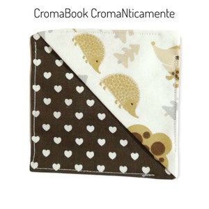 CromaBook Cromanticamente: segnalibro in cotone rinforzato con teletta adesiva soggetto 7