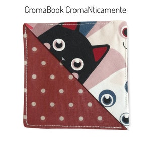 CromaBook Cromanticamente: segnalibro in cotone rinforzato con teletta adesiva variante 3