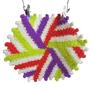 Handmade Crochet Bath Pouf – Cotton Exfoliating Shower Loofah