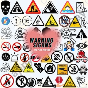 Traffic Construction Warning Signs, Road Signs Clipart, Construction Signs SVG PNG, Orange Traffic Signs, Commercial Use, PNG digital signs