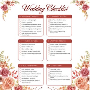 Wedding Planner Spreadsheet Wedding Budget Tracker Wedding Timeline Checklist Guest List Tracker Wedding Itinerary Seating Plan Wedding Gift