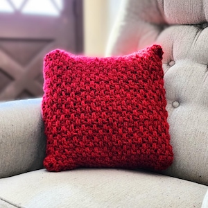 CROCHET PATTERN - Cobble Pillow | Pillow Pattern | Texture Crochet Pillow | Pillow Cover | Home Decor Pattern | PDF Downloadable Pattern