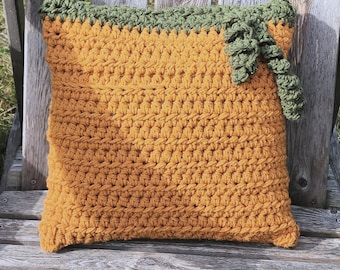 Kürbis gehäkelte Kissen-Anleitung - Herbstdeko (PDF Download)