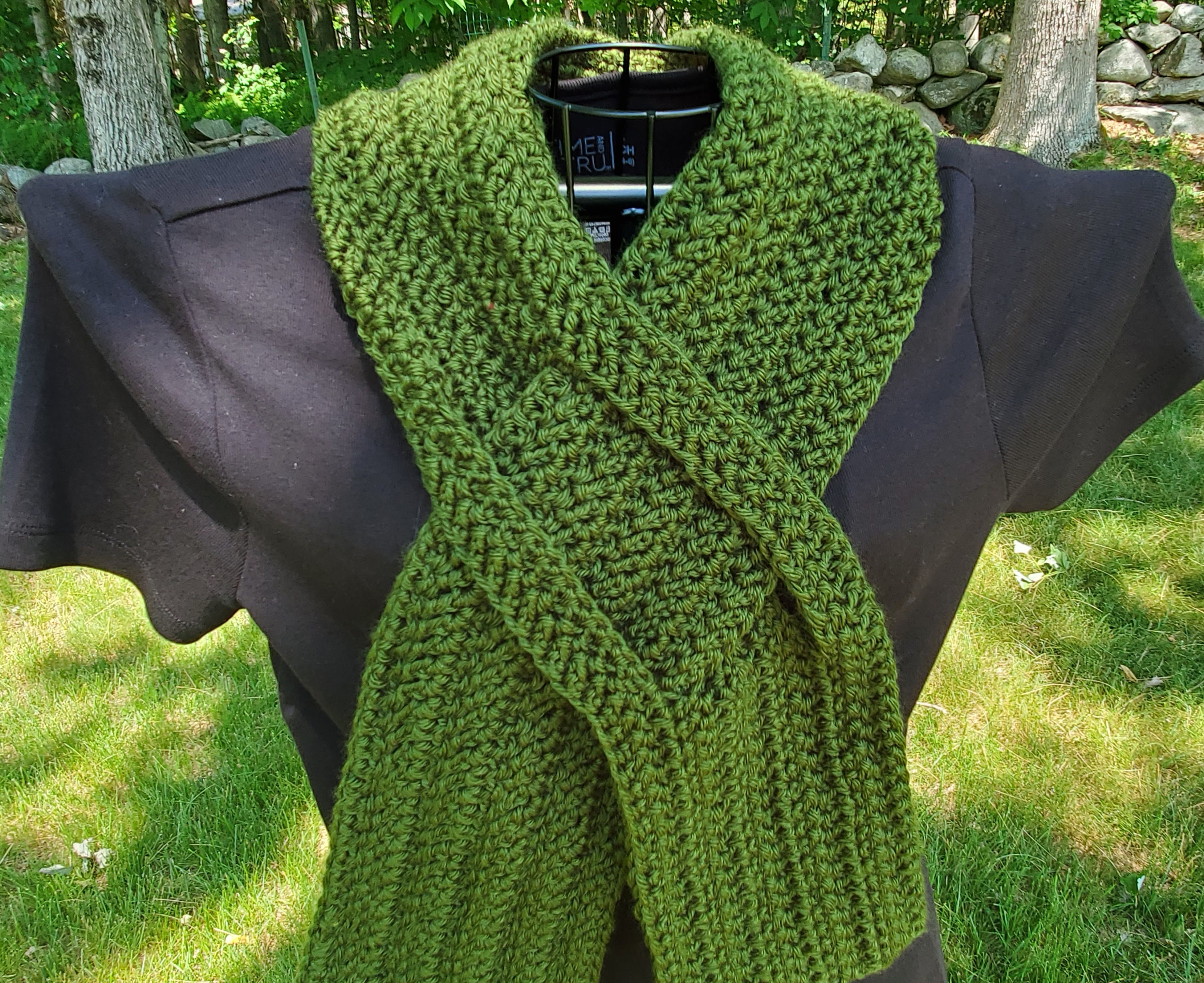 39 Crochet Scarf Ideas: Stylish Patterns for Skinny, Chunky, Cowl, and Wrap Looks 28 Crochet Pattern Cranmore Scarf / Double Keyhole Scarf /