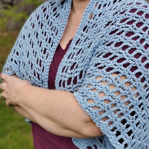 CROCHET PATTERN - Gilford Shrug | Summer Shrug | PDF Pattern | Crochet Wrap | Crochet Shrug