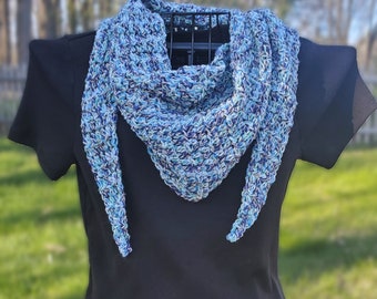 Crochet Profile Scarf Pattern | Lightweight Summer Scarf (PDF Download)