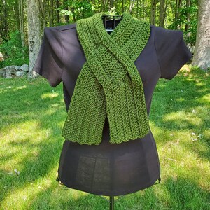 CROCHET PATTERN Cranmore Scarf / Double Keyhole Scarf / Spring Scarf / PDF Downloadable Pattern image 2