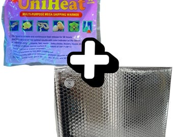 Paquete calefactor + Aislamiento térmico (un juego), protección invernal para plantas, paquete UniHeat (96 horas), calentador para plantas durante el envío