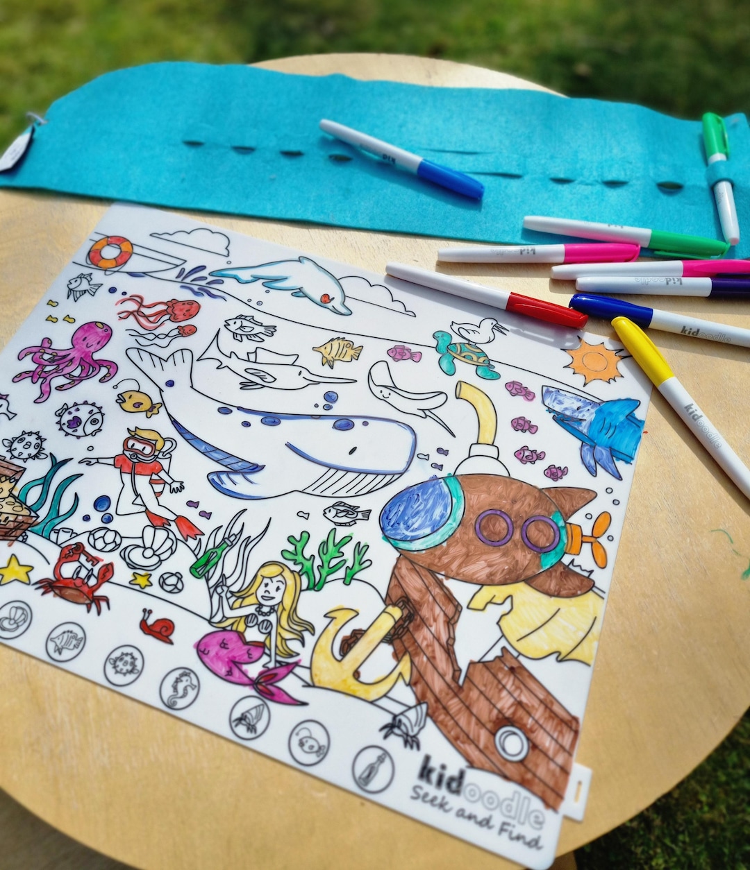 Reusable Silicone Colouring Mat - Etsy