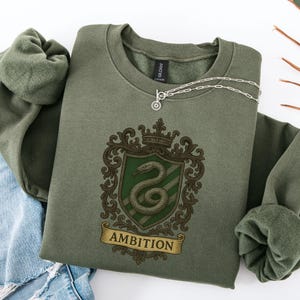 Wizard House Shirt, Wizard School Sweatshirt, Universal Vacation Shirt, HP House Shirt, Book Lover Shirt, Snake Shirt, Magical School Shirt