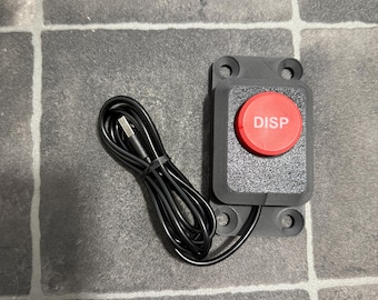 Flight Simulator Chaff/Flare slap switch for 8080 extrusion. F18 style.