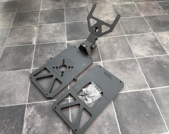 Fixed position mount for WinCtrl PTO2, with hot swap plates for multiple throttles