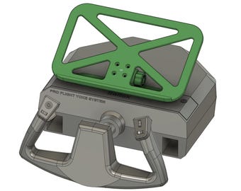 Soporte para teclado o tableta para Logitech flight yoke + Saitek + Honeycomb