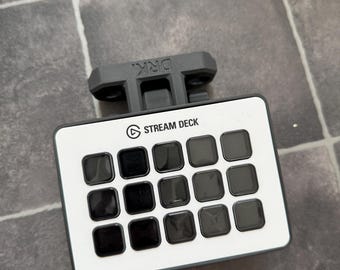Soporte para teclas Streamdeck 15 para perfiles de 40 mm y rieles Fanatec GT Cockpit