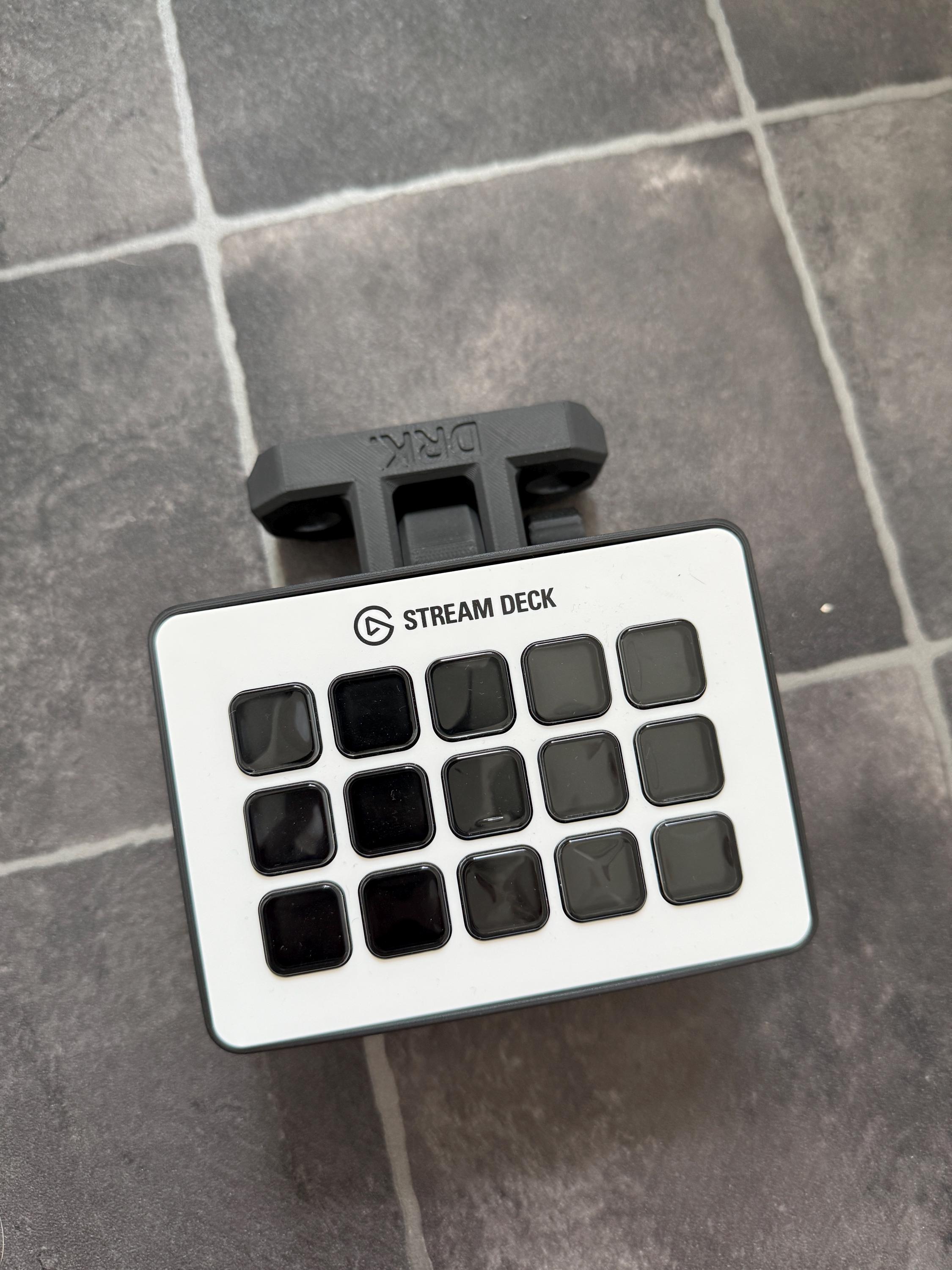 Streamdeck 15 Key Mount for 40mm Profile Profile and Fanatec GT