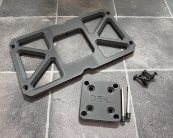 Placa QR para acelerador Winwing/WinCTRL Orion 2, Ursa 32 y TM Warthog, montaje en extrusión 8040 o plataformas de carreras de nivel superior