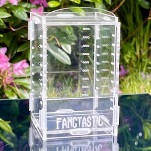 Jumping Spider and Arboreal Tarantula Acrylic Enclosure / Terrarium / Front Opening / Free Delivery / Fangtastic 1 enclosure