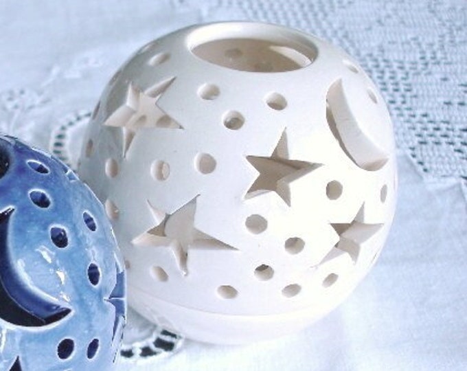 Ceramic White Candle Lantern, daughter gift, modern home decor, candle holder, rustic lanterns, handmade Ceramics Pottery