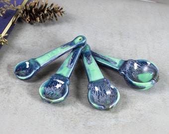 Ceramic Measuring Spoons Etsy